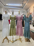 Summer Puff Sleeves Maxi Dress